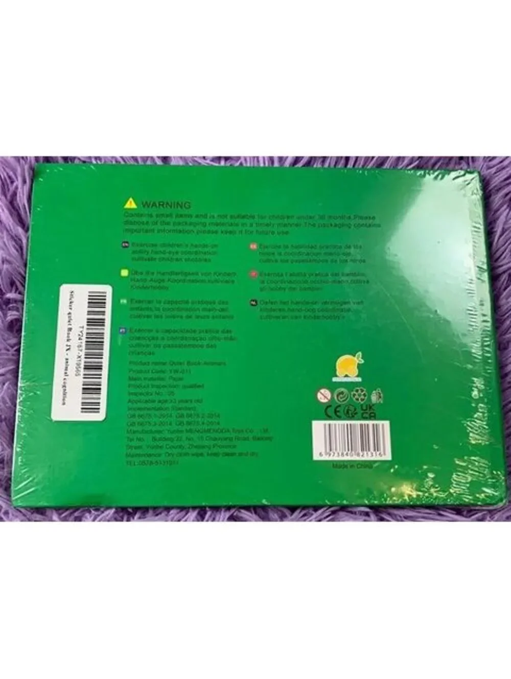 Montessori Quiet Books 4 Pack Sensory Learning Activity Books Special Needs